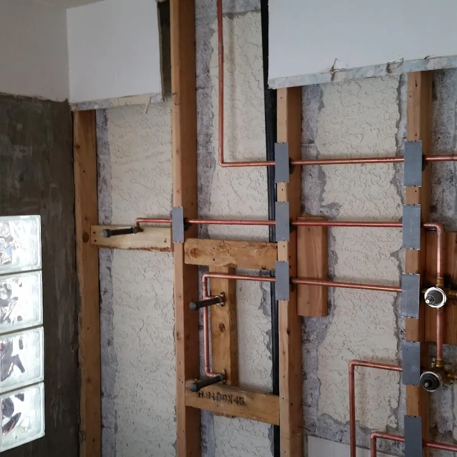 Copper pipe installation for Repiping in Schodack